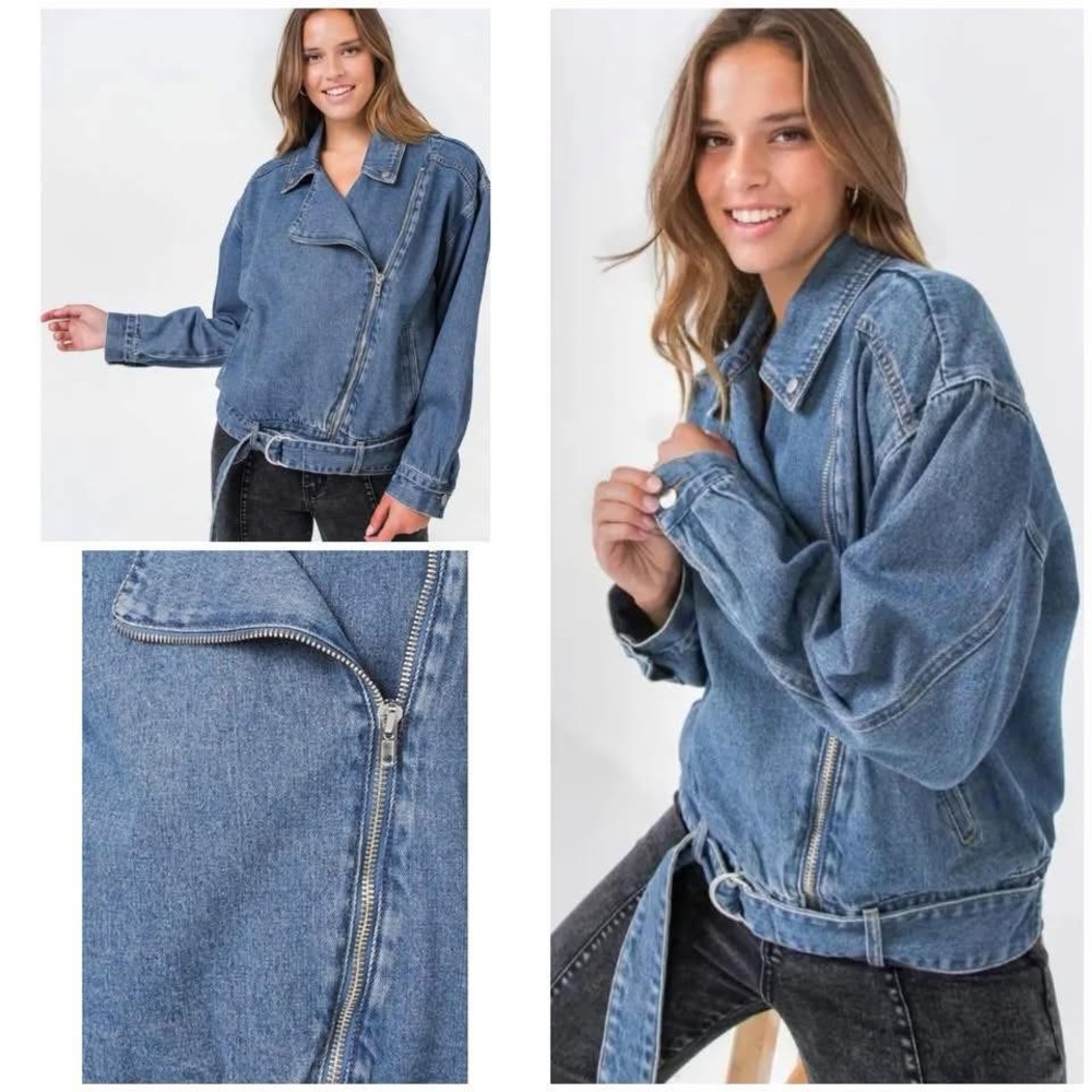 Moto Denim Jacket